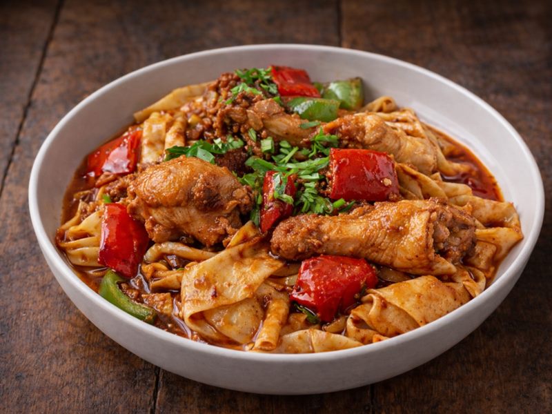 The Handpulled Noodle food